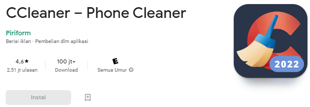 Aplikasi CC Cleaner