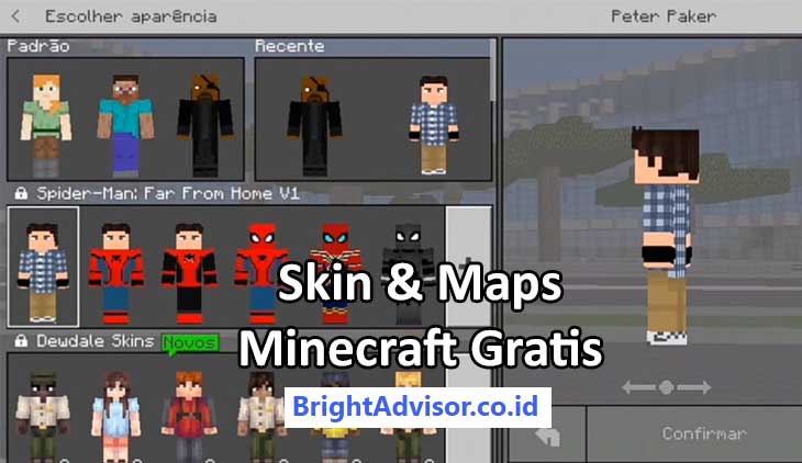 Skin dan Maps Minecraft Gratis